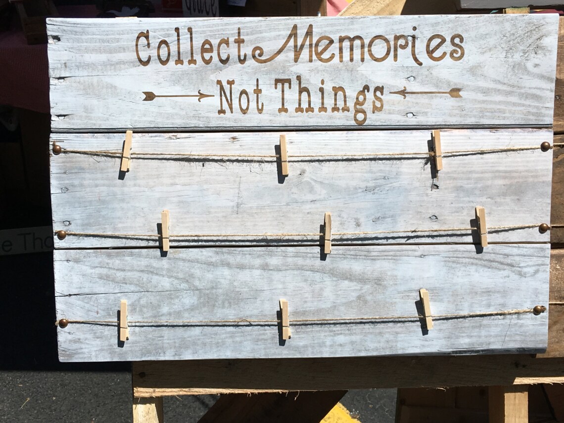Wooden Memory Board Etsy