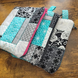 Quilted Makeup Pouch