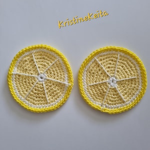 Zitronenscheibe Applikationen,Zitronenscheibe Applikationen,Zitronenscheibe Motive,Verzierungen,nähen,Baumwolle Applikationen,Kartengestaltung,groß 8,5cm,2er Set