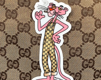 Gucci pink panther sticker