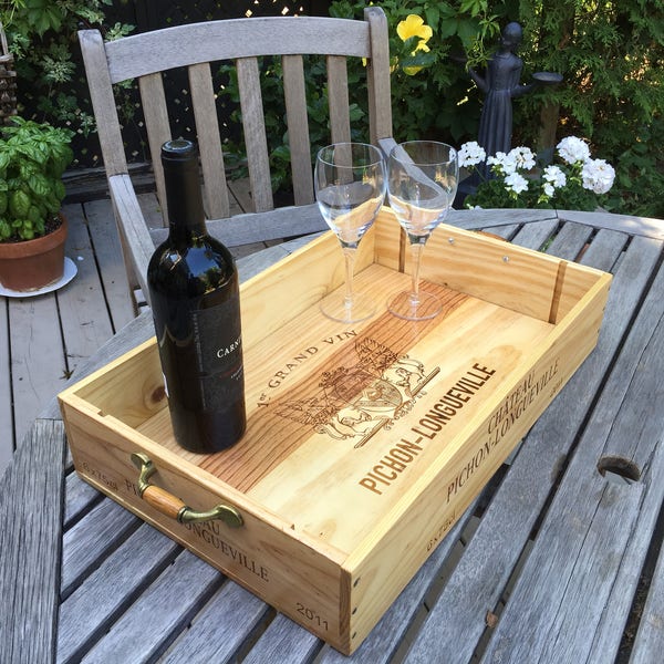 Wine Crate Etsy