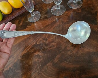 Antique 1800's Silver Long Handle Ladle  by Rogers Brothers. For Drinks, Soups, Stews & more . Polished and ready to use.  Ships FREE in USA