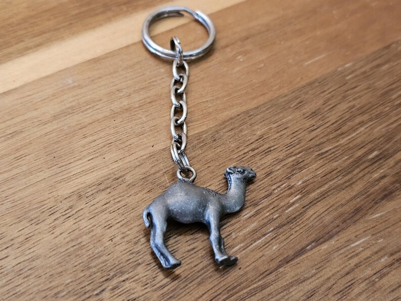 King of the Dessert Pewter Camel Key Chain. Great as a Pendant or Charm ...