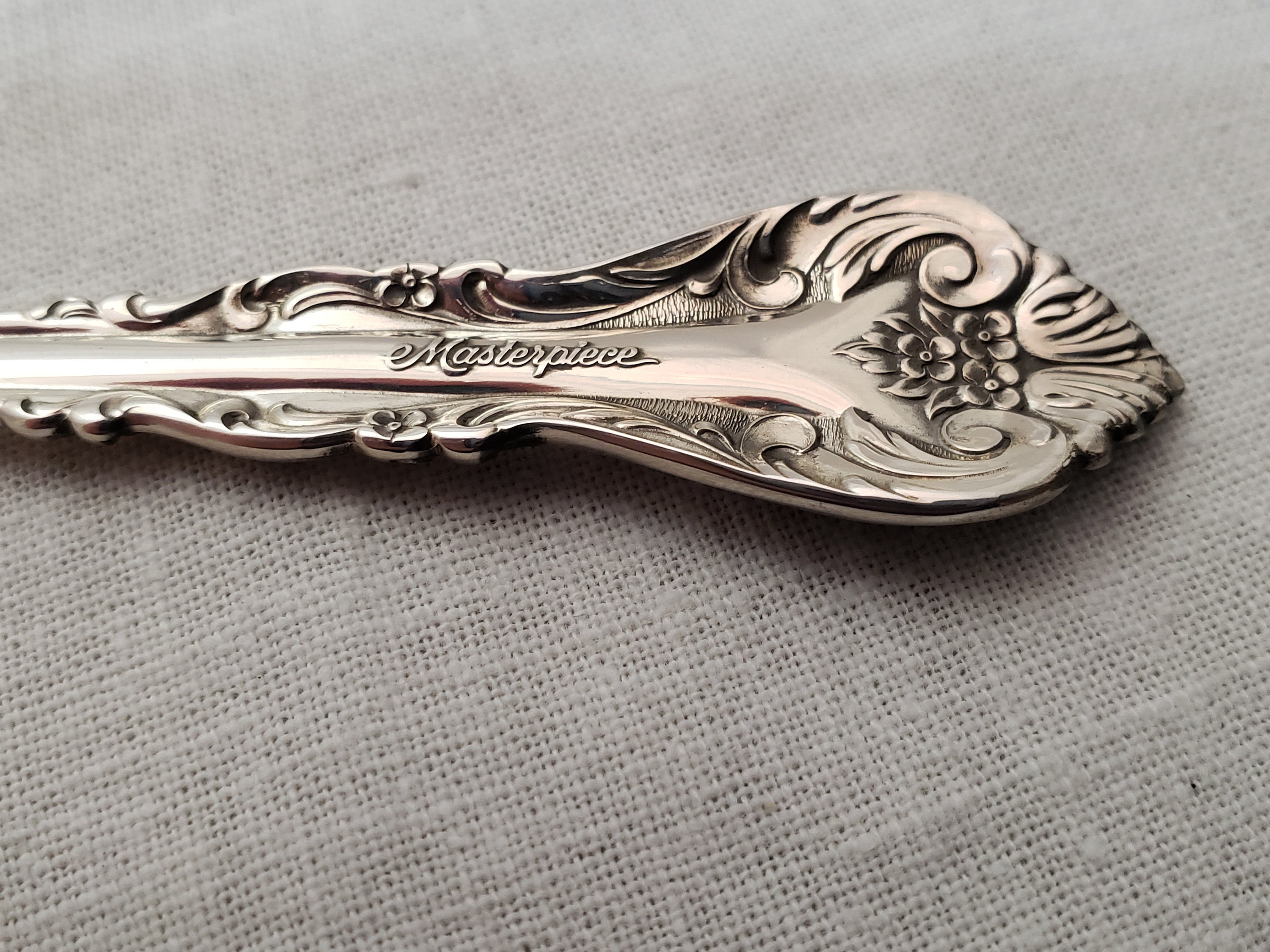 スターリングシルバー　ティースプーン 英国アンティーク ティースプーン4本 ジョージアン・シルバー 純銀48.2