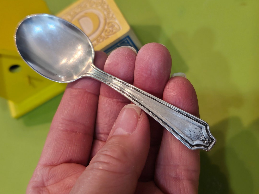 Vintage Sterling Silver Baby Spoon, King Albert Pattern (1919) - Etsy