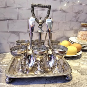 Antique Set of English Egg