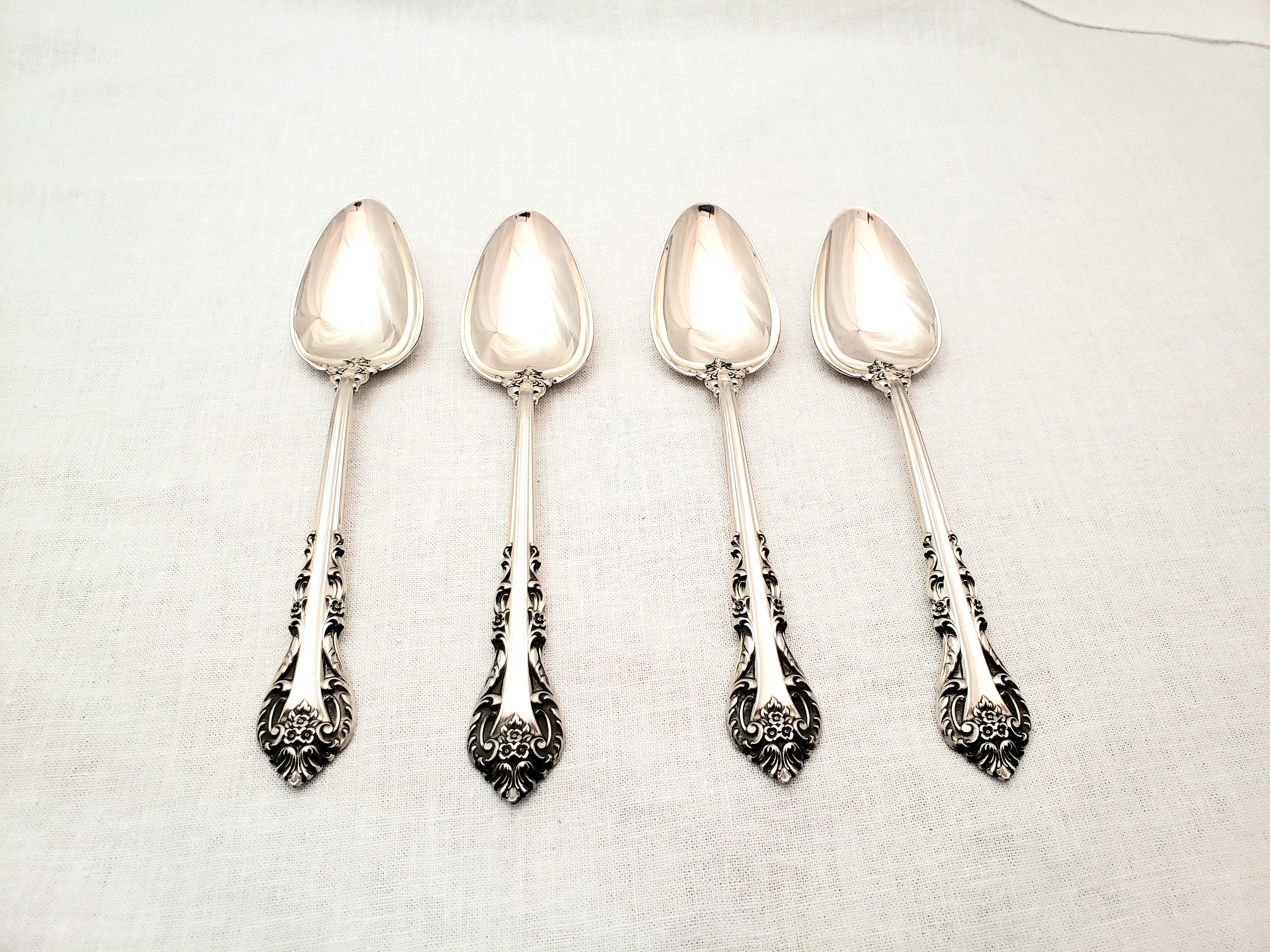 スターリングシルバー　ティースプーン 英国アンティーク シルバーティースプーン 6本セット