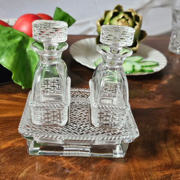 Glass Cruet Etsy