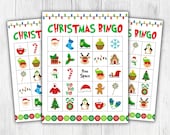 Christmas Bingo, Christmas Games, Christmas Bingo Printable, Christmas Family Games, Christmas Activities for Kids, Winter Bingo DIGITAL