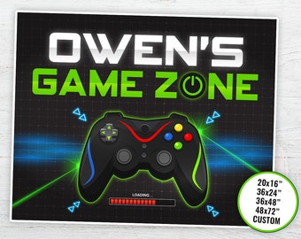 Video Game Banner Etsy
