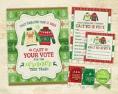 Ugly Sweater Party Decor, Ugly Sweater Awards, Ugly Sweater Voting Ballots, Ugly Sweater Voting Sign, Ugly Sweater Party, Printable, DIGITAL