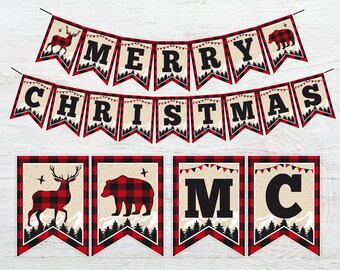 Christmas Antlers Christmas Banner Christmas Deer 50081 Floral Deer Christmas Deer Decor Merry Christmas Banner Holiday Hostess Gift