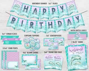 Dolphin Party Etsy