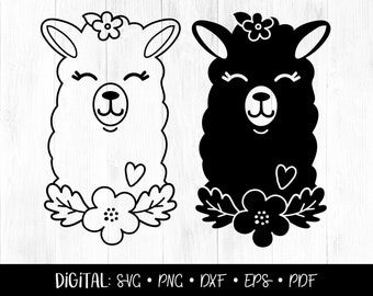 Download Llama Birthday Svg Etsy