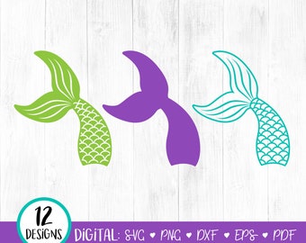 Download Mermaid Tail Svg Etsy