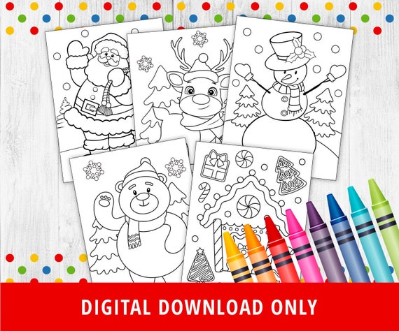 Christmas Coloring Pages Christmas Printables Christmas