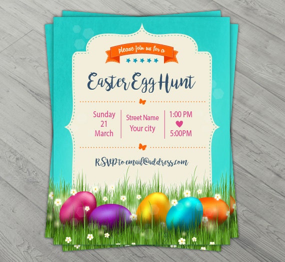 easter egg hunt invite easter egg hunt flyer easter easter invite easter flyer easter eggs digital egg hunt flyer