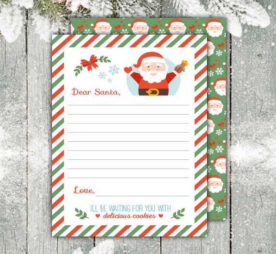 santa letter paper