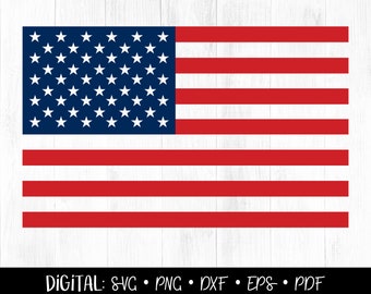 American Flag SVG,  USA Flag Clipart, 4th of July Svg, Patriotic Svg, Independence Day Svg, Digital PNGs, EPS, Digital Not to Exact Scale