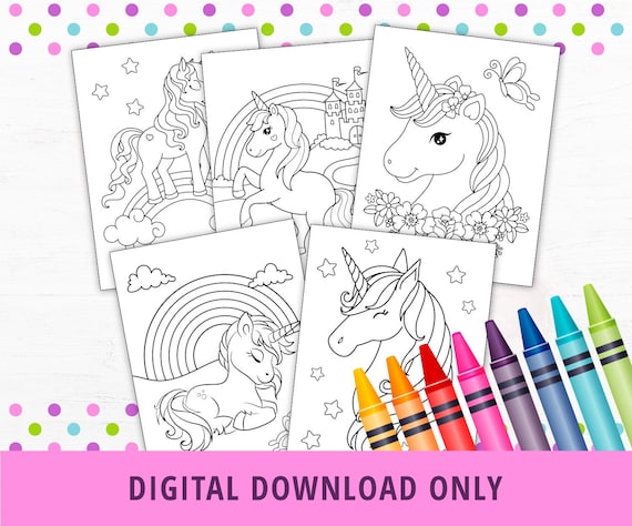 Unicorn Coloring Pages Unicorn Printables Unicorn Games