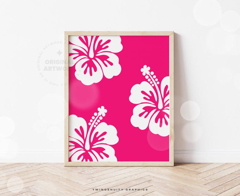 Hibiscus Svg, Hibiscus Clip Art, Hawaiian Flower Svg, Hibiscus Flower Svg, Flower Svg, Tropical Clip Art, Files for Cricut, Hawaii, DIGITAL image 4