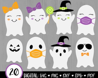 Ghost SVG, Cute Ghost Clipart, Ghost Mask SVG, Spooky svg, Cool ghost Svg, Ghost Boo SVG, Halloween svg, CriCut Files Silhouette png