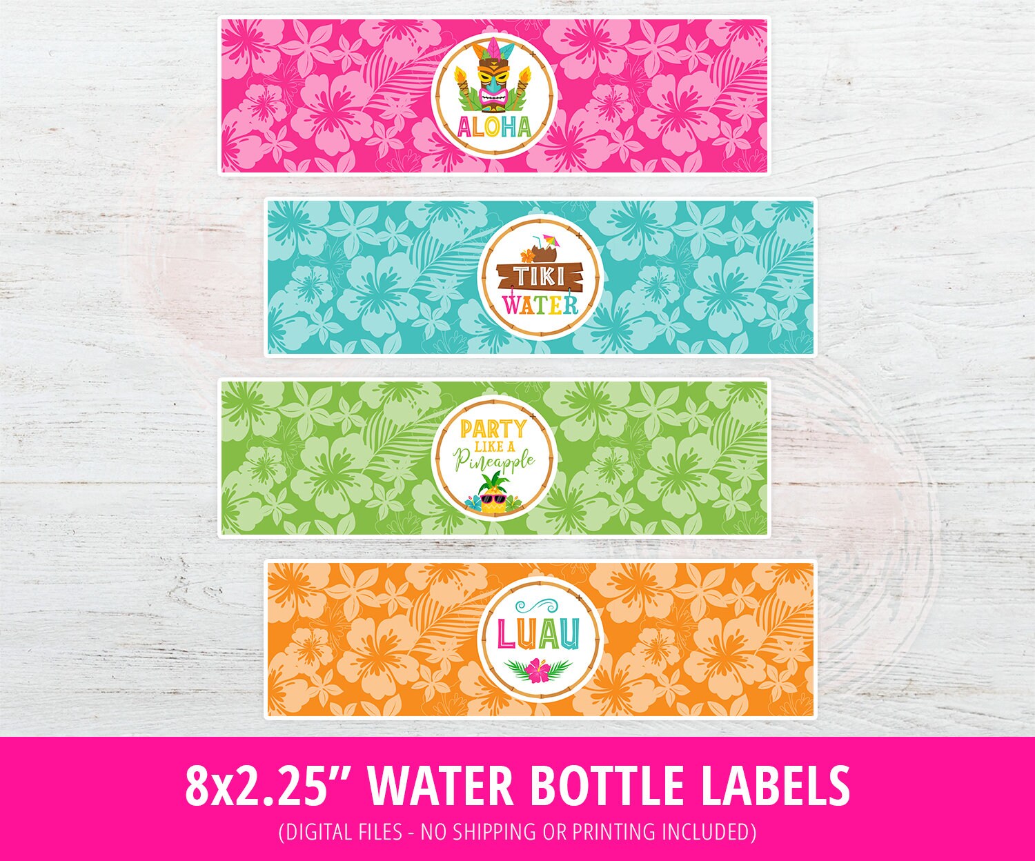 Printable Luau Party Decor Luau Party Birthday Decorations - Etsy