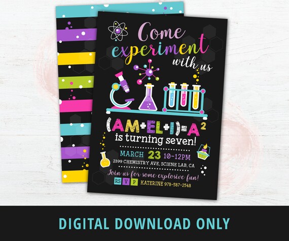 Science Party Ideas {Free Party Printables}