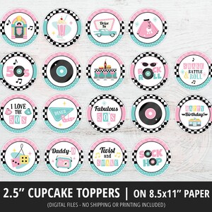 50s Birthday Party Decorations, 50s Retro Party Decor, 50s Sock Hop ...