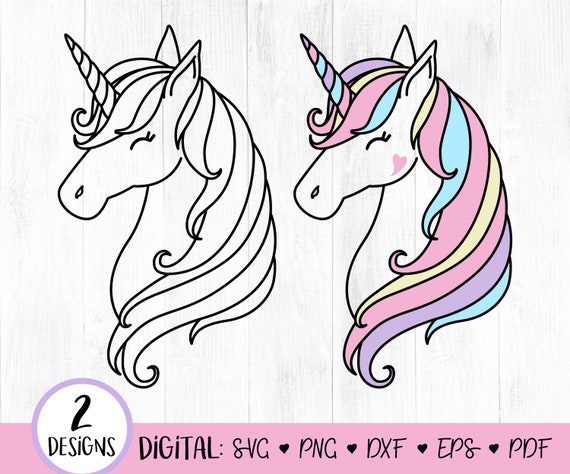 Unicorn SVG Unicorn Face Svg Unicorn Head Svg Dxf Png - Etsy Australia