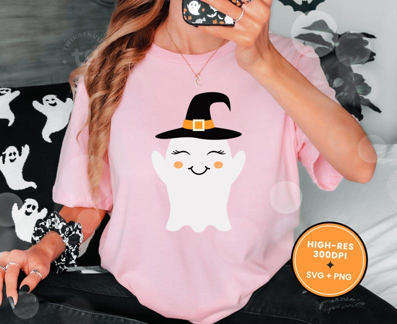 Ghost SVG, Cute Ghost Clipart, Ghost Mask SVG, Spooky svg, Cool ghost Svg, Ghost Boo SVG, Halloween svg, CriCut Files Silhouette png image 5
