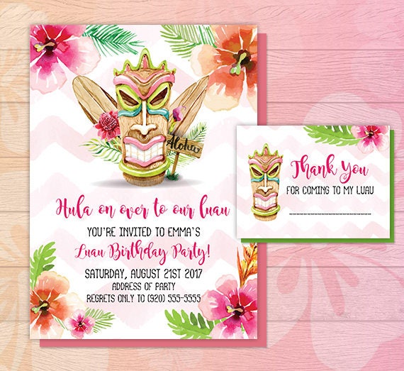 luau invitation luau birthday