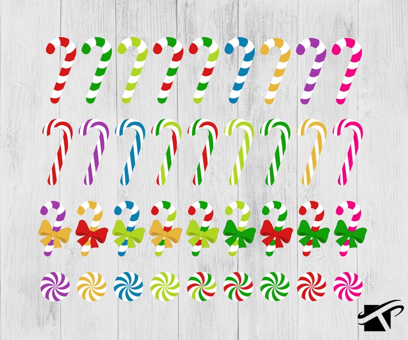Polkagris Clipart, Julgodis Clipart, Polkagris med Rosett, Jul Clipart, Sötsaker, Godis, Semester, Myntverk, Pepparmynta, PNG bild 2