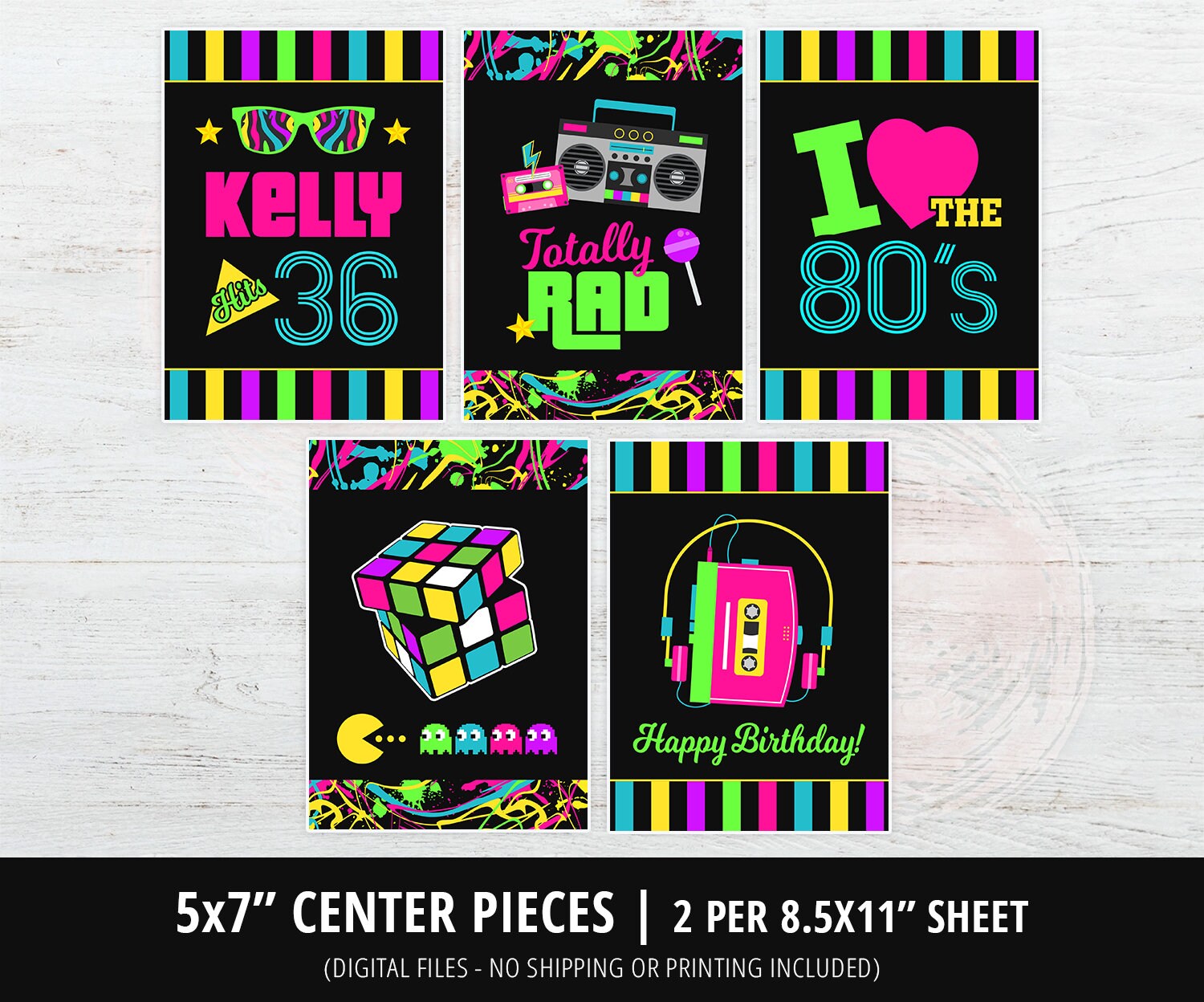 80s Party Decorations 80s Birthday Decor 80s Retro Party - Etsy