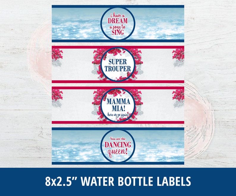 Mamma Mia Party Supplies Mamma Mia Birthday Decorations Etsy