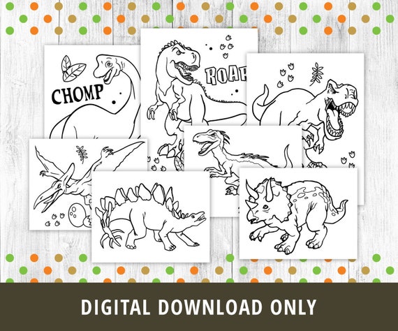 Dinosaur games - Dinosaur coloring pages