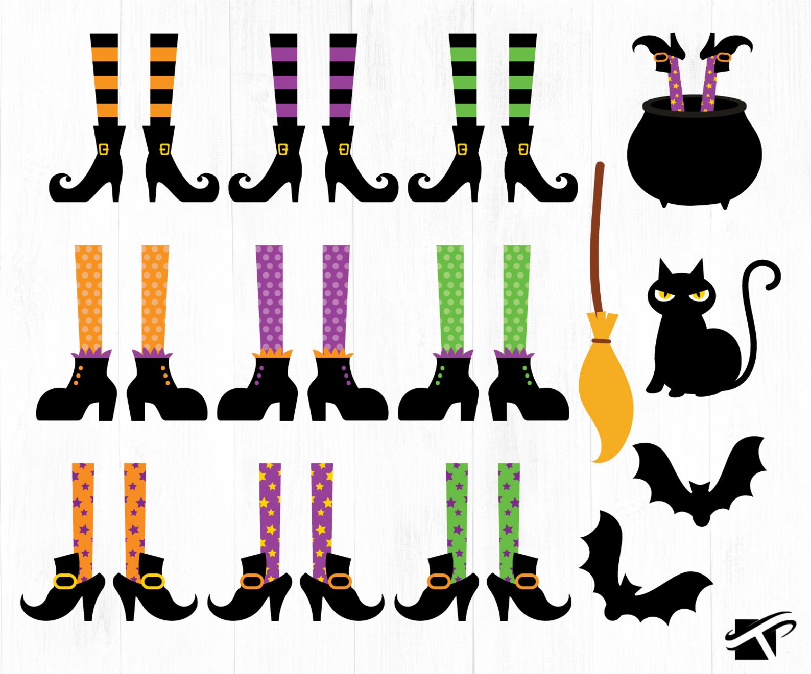 Witches Feet SVG Witches Feet Clipart Halloween SVG Etsy