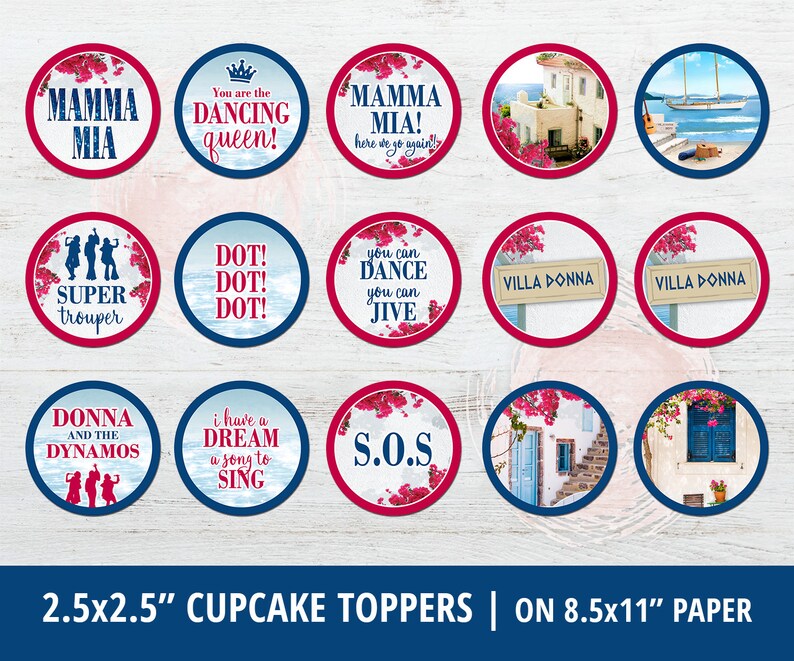 Mamma Mia Party Supplies Mamma Mia Birthday Decorations Etsy Australia