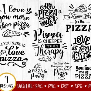 Pizza SVG, Pizza Bundle SVG, Pizza Sayings SVG, Pizza Clipart, Pizza Party, Food svg, Pizza t-shirt, Pizza dxf eps png, Silhouette or Cricut