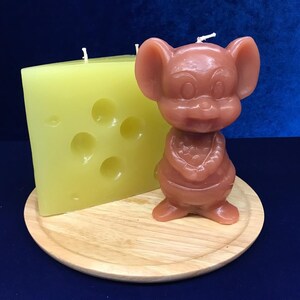 Mouse and Cheese Candle