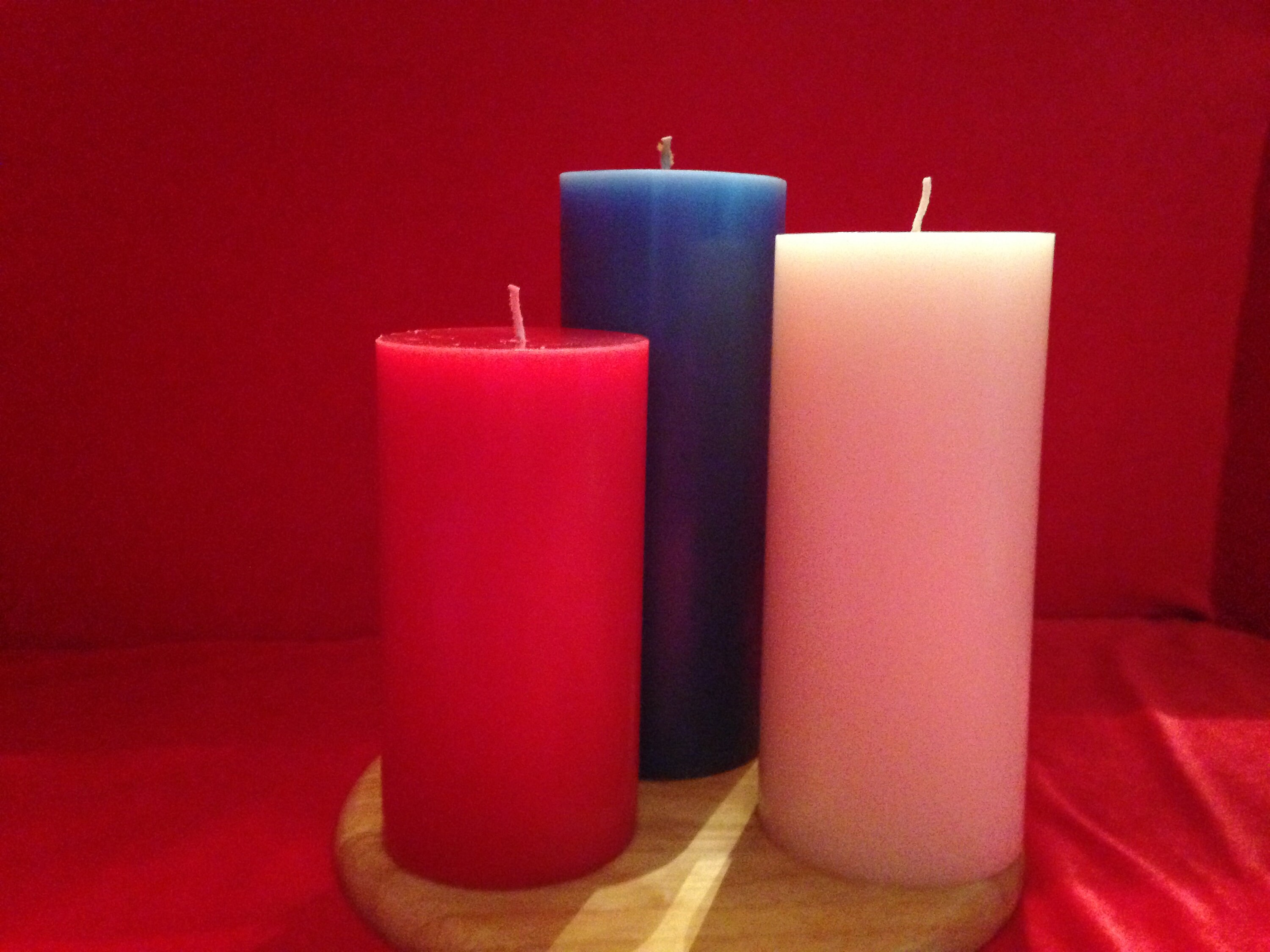 Round Pillar Candles 9, 6, 3 Inches in Height Etsy