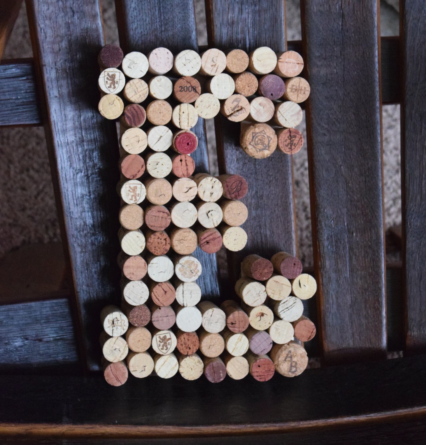 Custom Wine Cork Letters Etsy