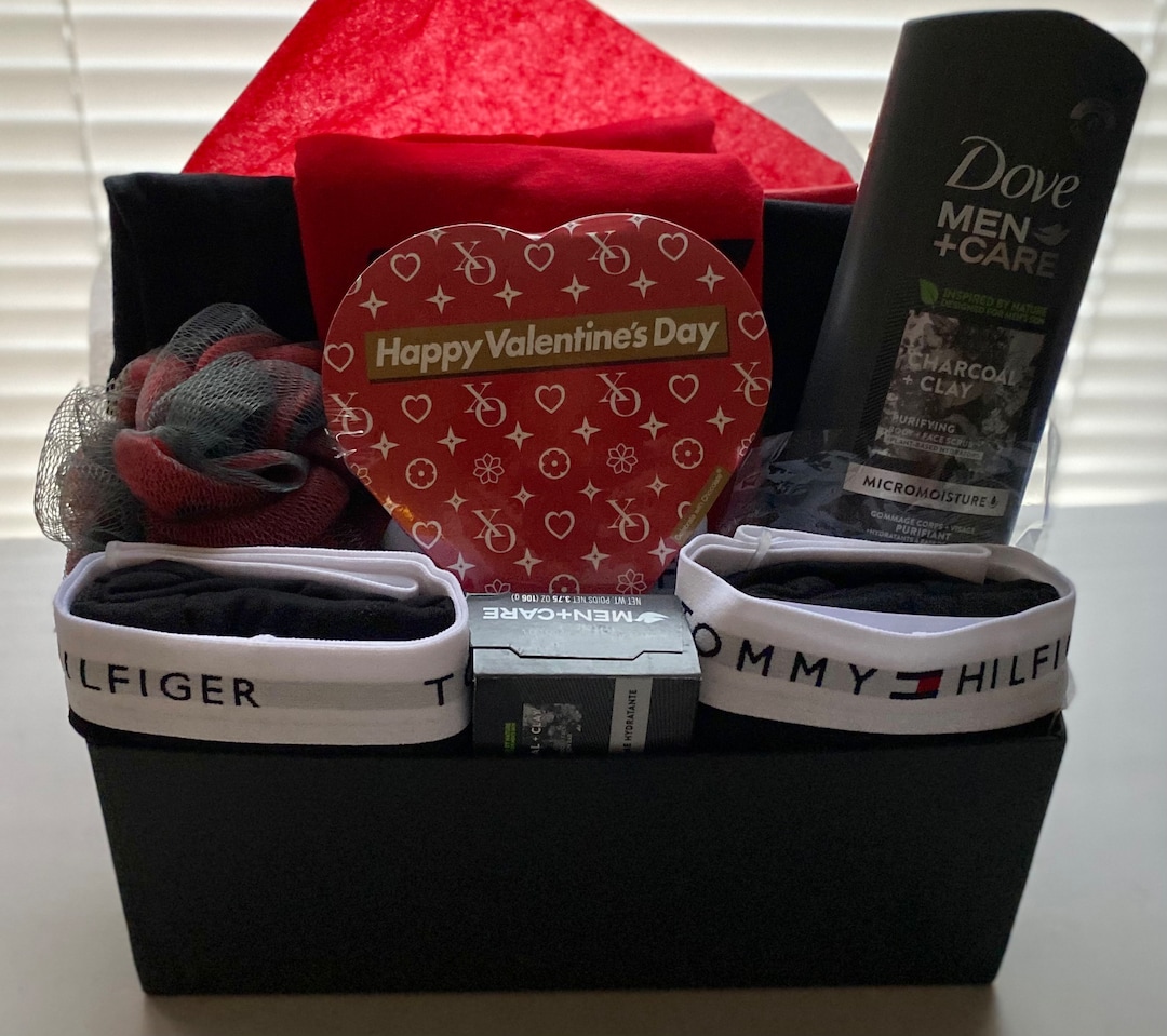  Valentines Day Gifts for Him, Gift Box Basket for Men Who Have  Everything, Boyfriend Husband Valentines Day Gifts for Dad, Unique Mens  Valentines Gift, Birthday Gifts Box Basket for Men 