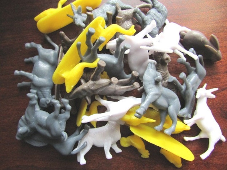 little plastic animals