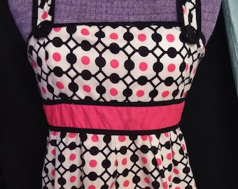 Vintage Cotton Print Summer Top