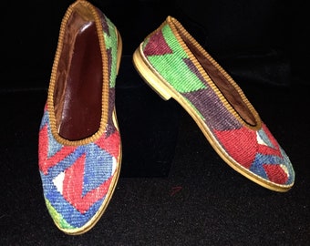 Handmade Turkish Kilim Shoes