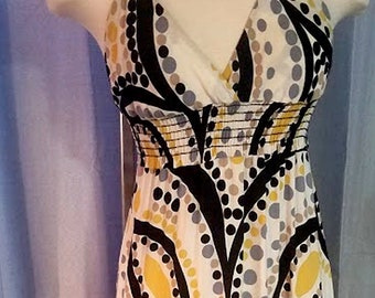 80s Wet Seal Mod Sexy Cotton Boho Maxi Dress