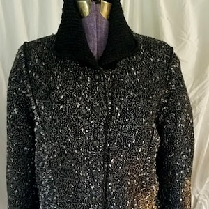 Vintage 80&#39;s Handmade in Oregon Mari Wool Tweed Jacket