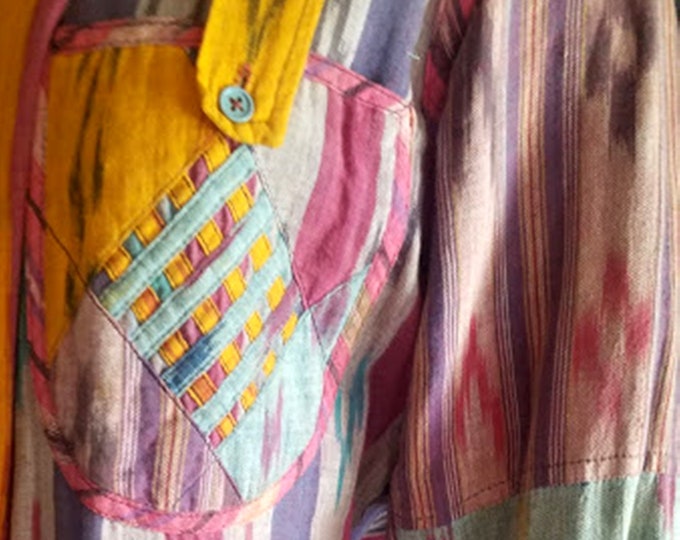 RARE 70's Tebetan Reversible "Backpack" Shirt Jacket