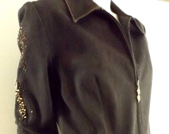 Vintage 90's Joseph Ribkoff Jeweled Jacket